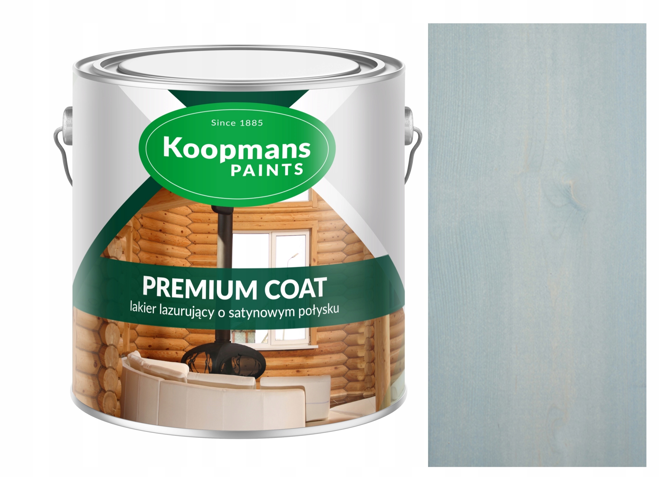 Koopmans Premium Coat 20L Akrylový Lak Na Drevo Sivý Morský 196