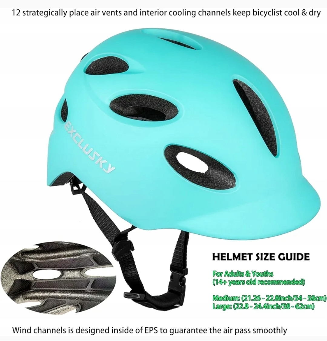 Kask rowerowy Exclusky EXCLUSKY13 r. uniwersalny