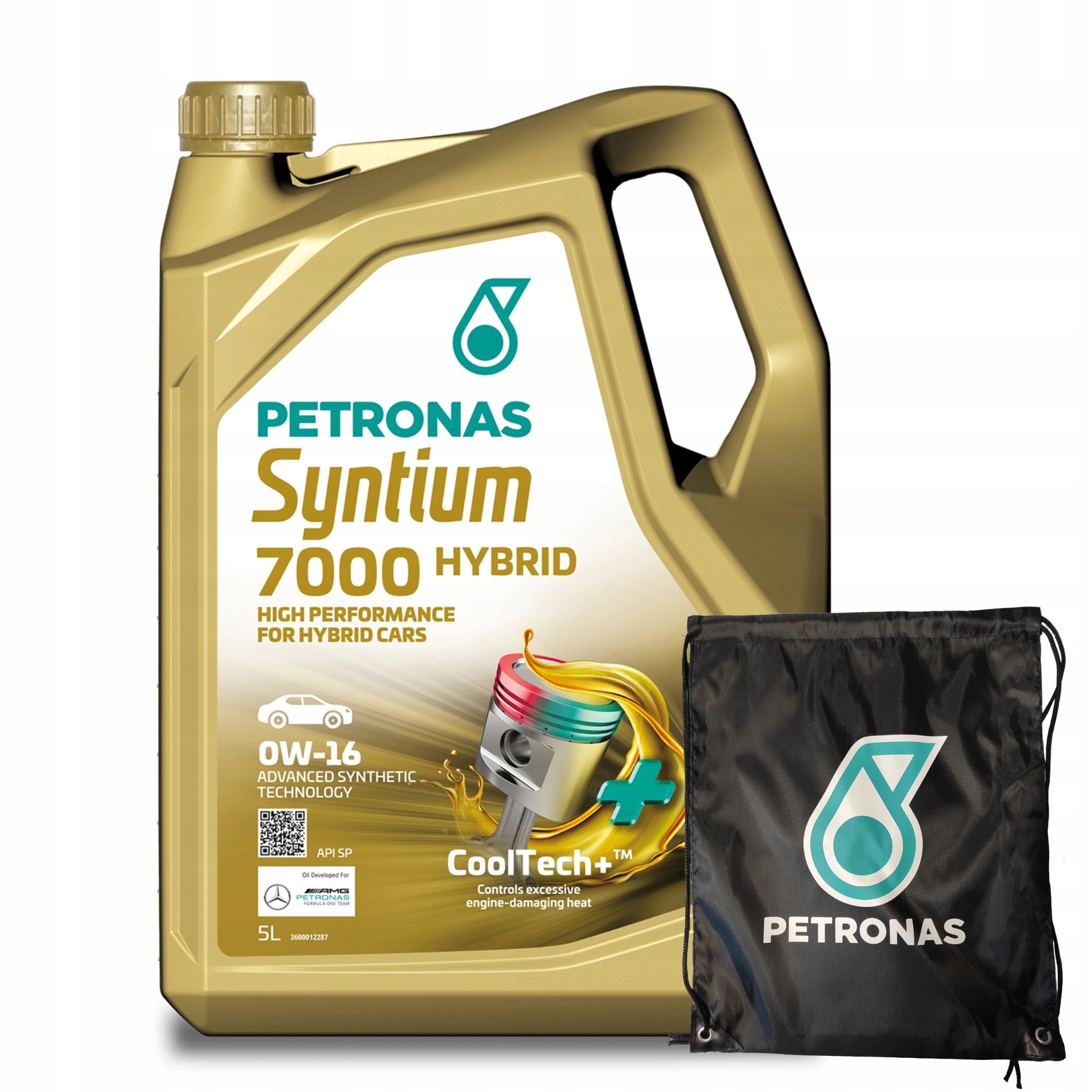 Motorový olej Petronas Syntium 7000 Hybrid Ilsac 0W-16 5L vrecko Zadarmo
