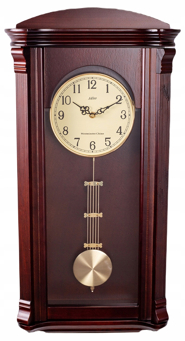 Zegar Ścienny Adler Melodia Kurant 20008 W Orzech 63 cm