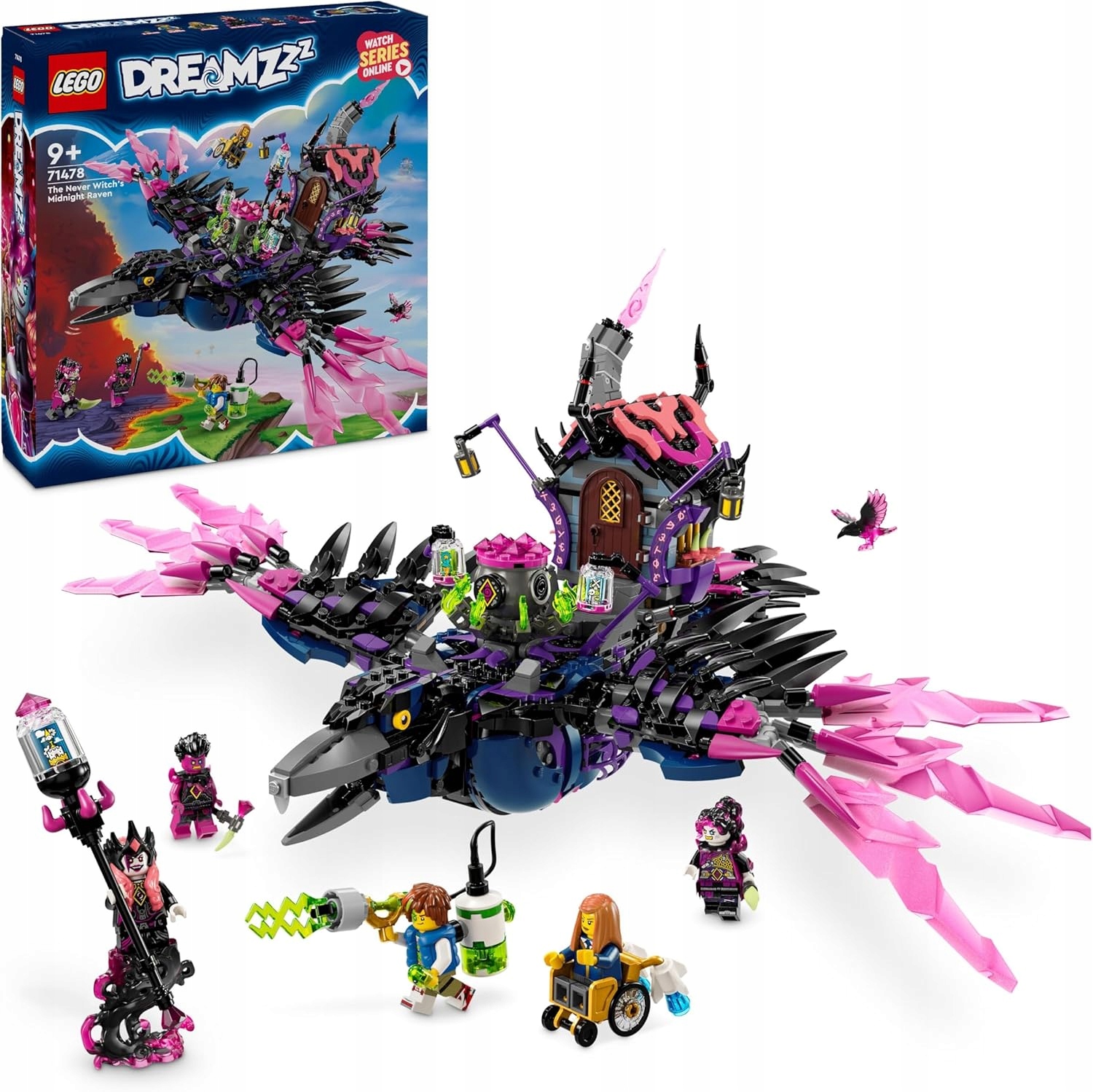 Lego DREAMZzz 71478 Północny kruk Nigdywiedźmy