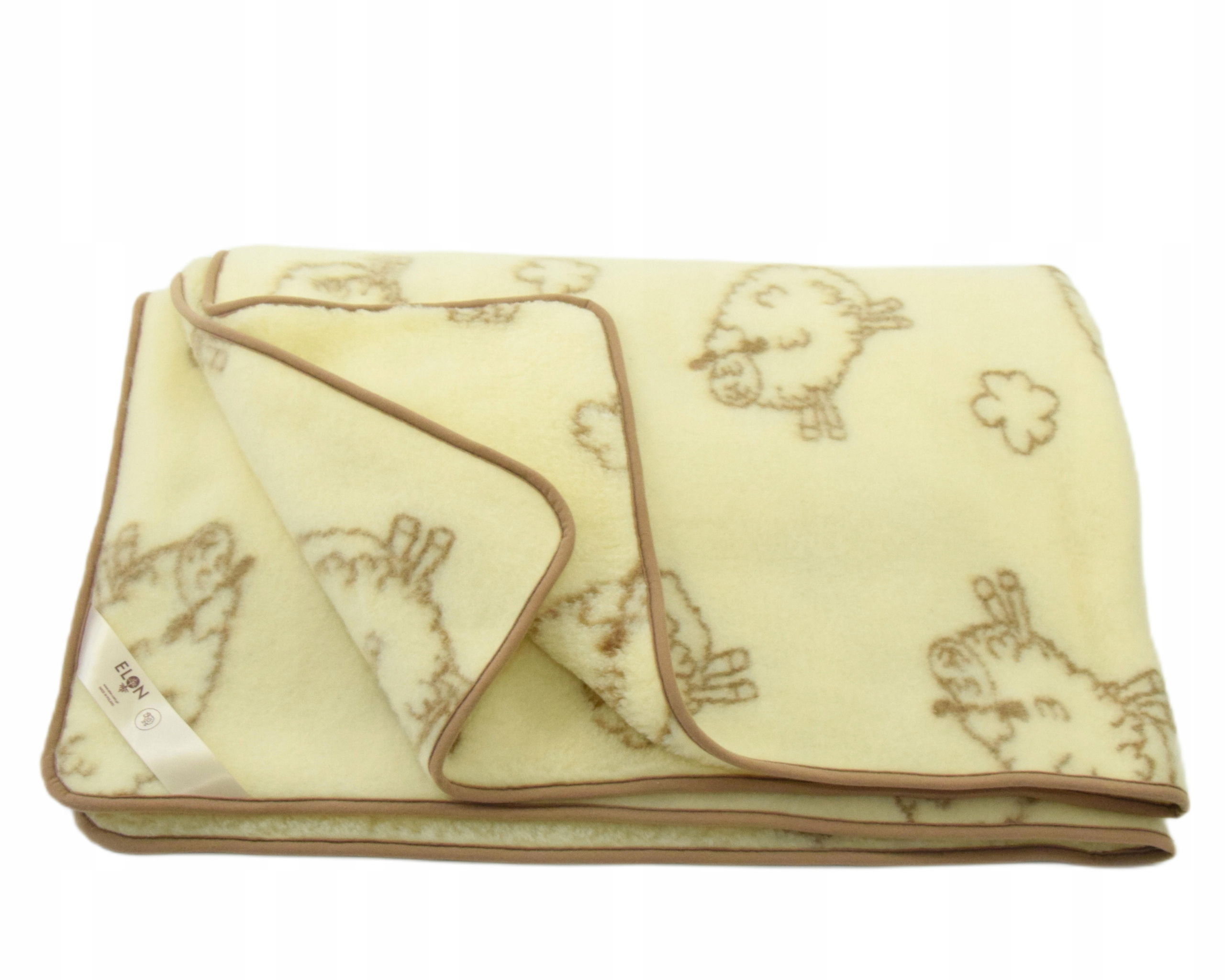 Vlněná deka Přikrývka Přehoz z vlny 160x200 potah na postel