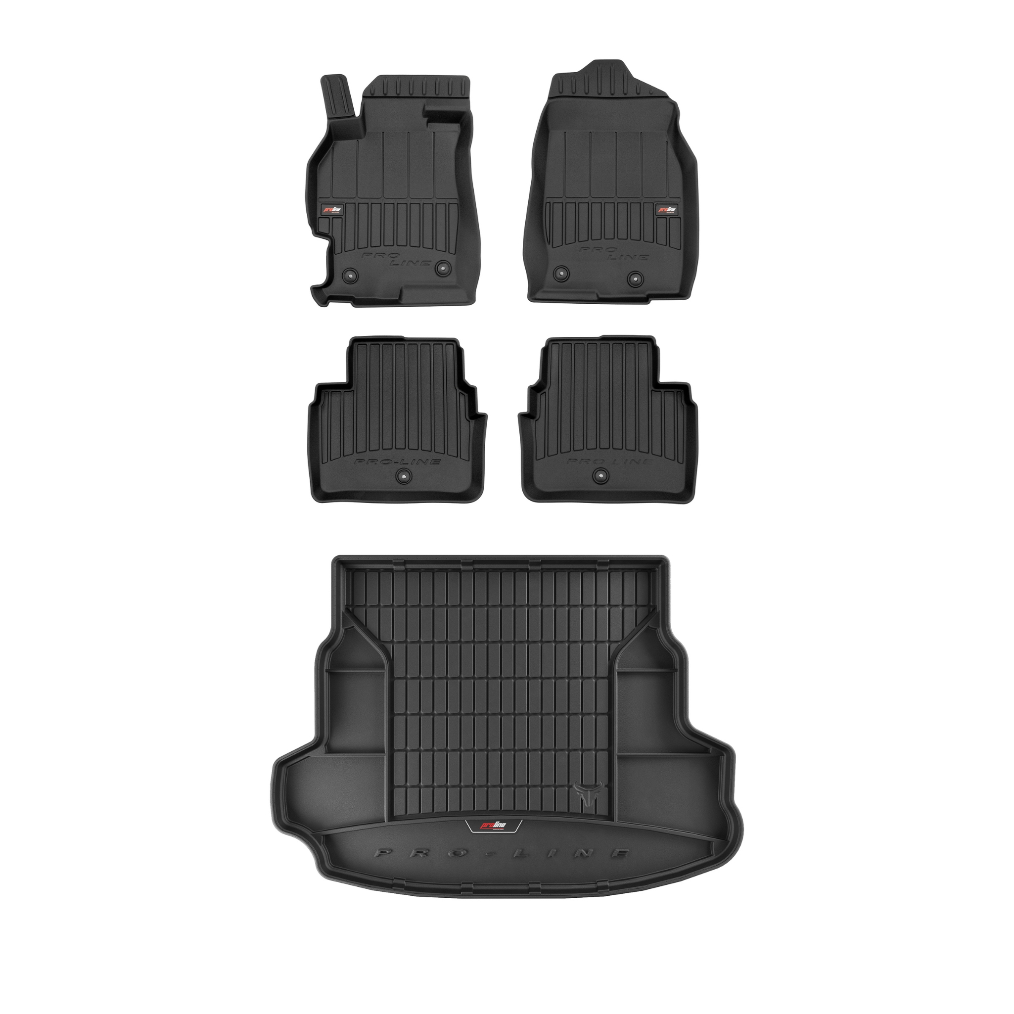 Frogum 3D Sada gumových koberců a rohoží s logem pro Mazda 6 II 2007-2012