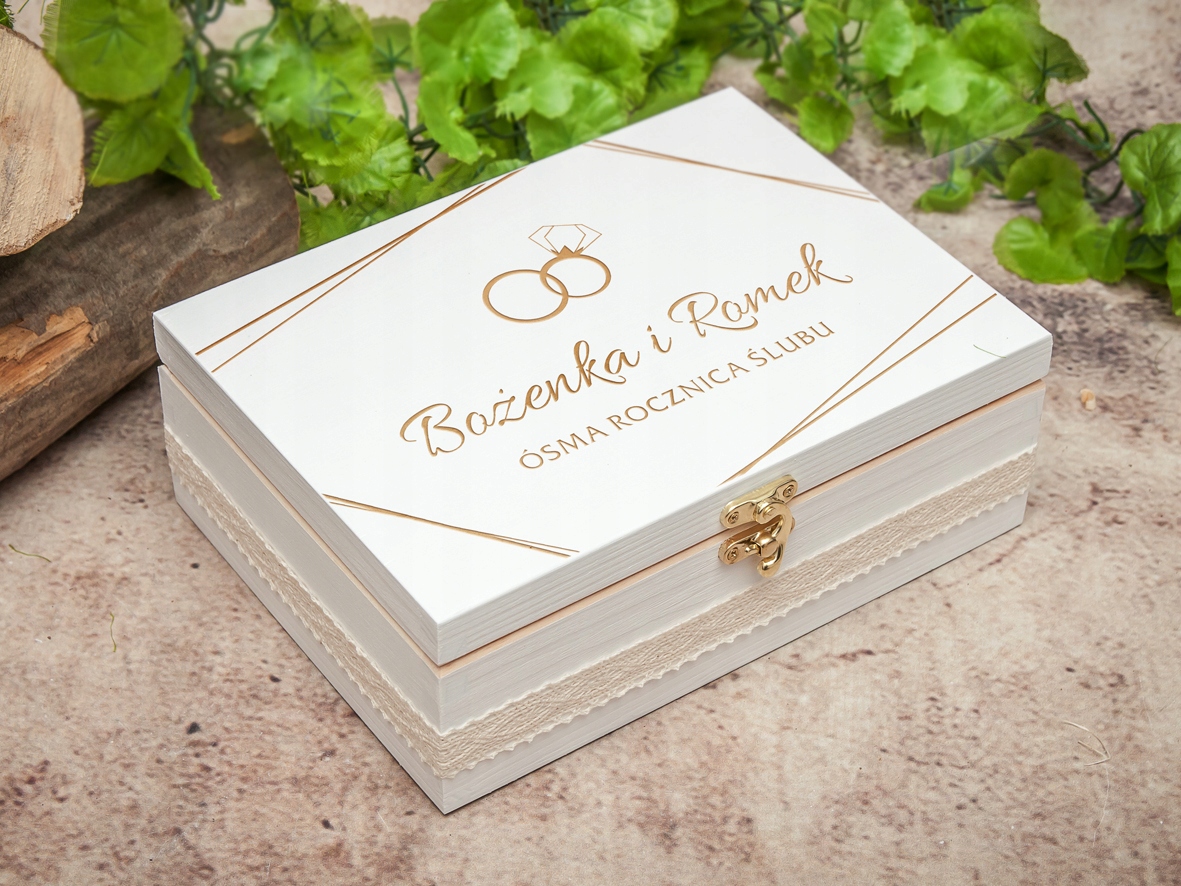 herbaciarka zestaw HERBAT prezent ROCZNICA ŚLUBU JUBILEUSZ grawer imię Rodzaj na kawę i herbatę