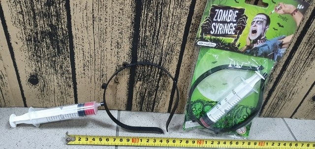 opaska hallowen STRZYKAWKA w głowie ZOMBIE — 3