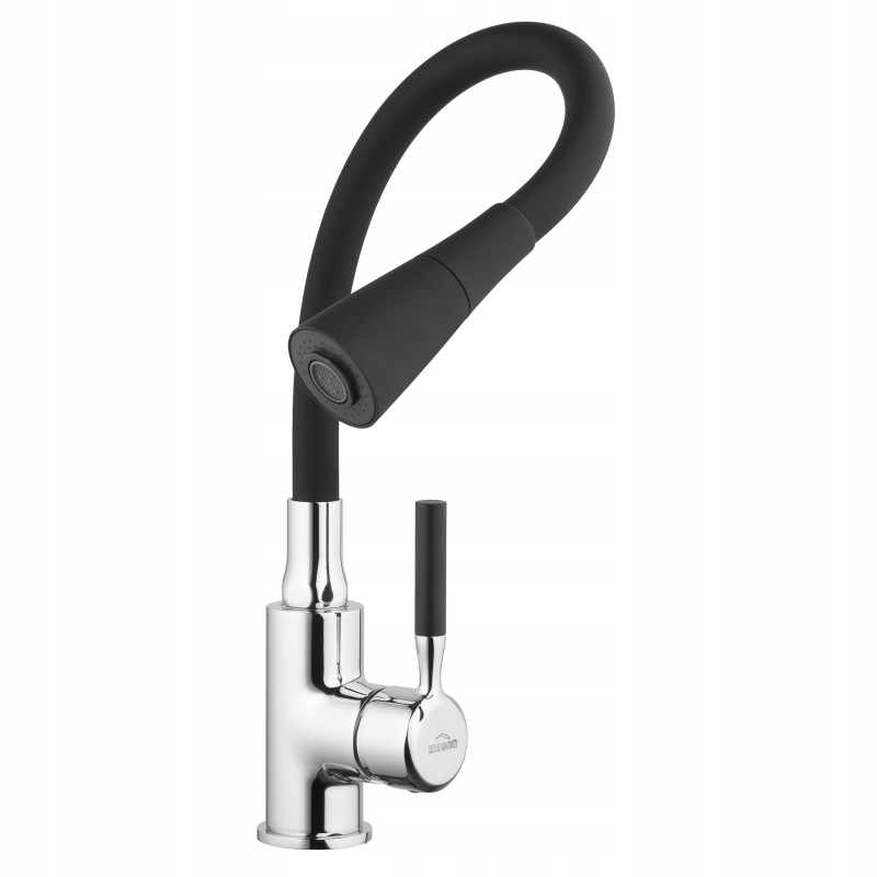 

Bateria Pogo Zlewozmywakowa Czarna Elestyczna 2F