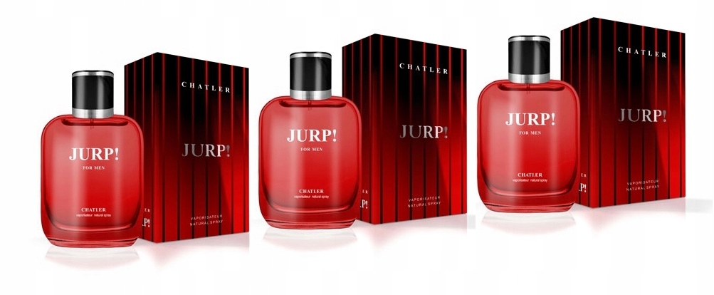 Chatler Jurp! Red Men 3x100 ml parfémovaná voda Set