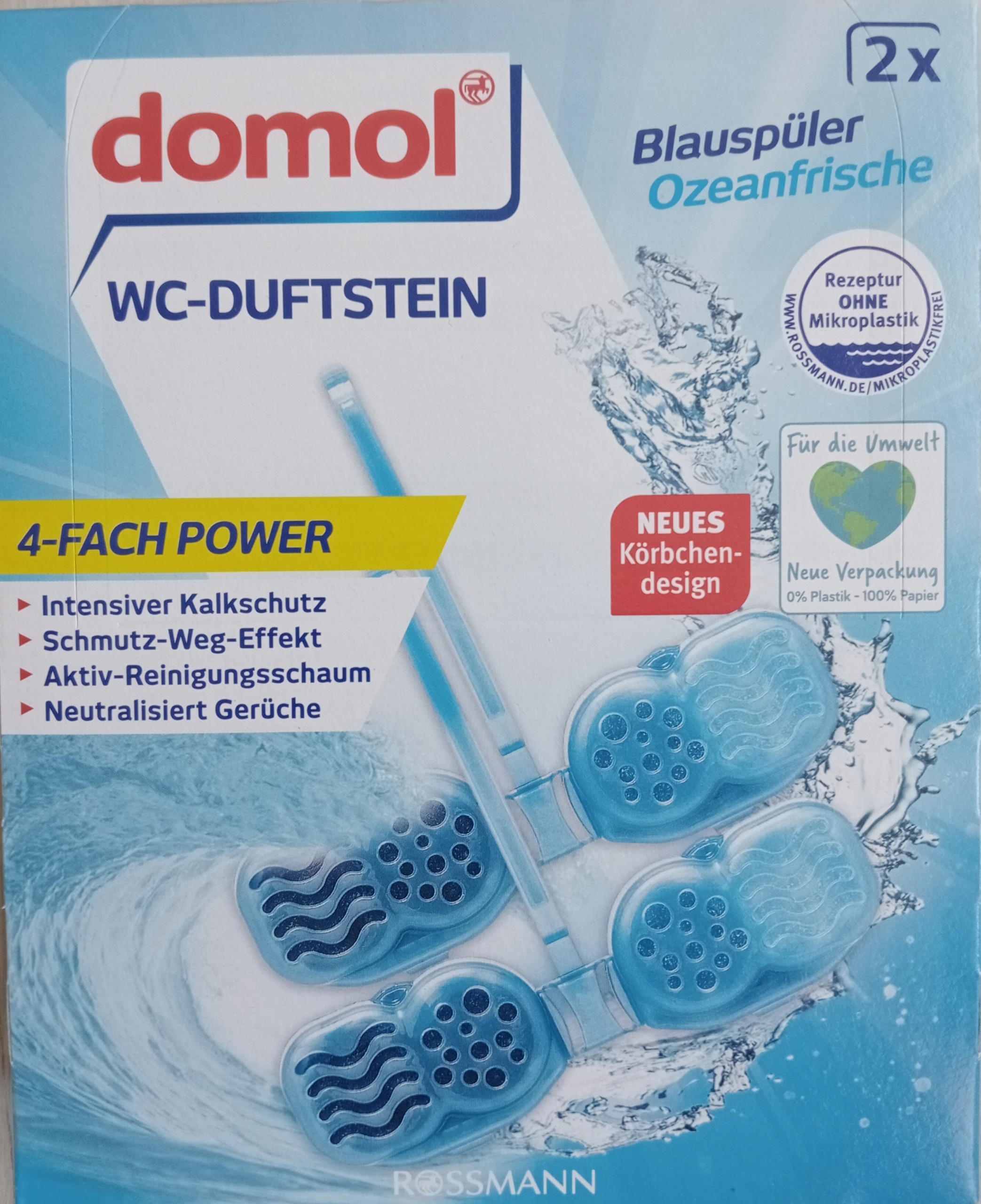 Kostki do WC domol Ocean 2x48g DE