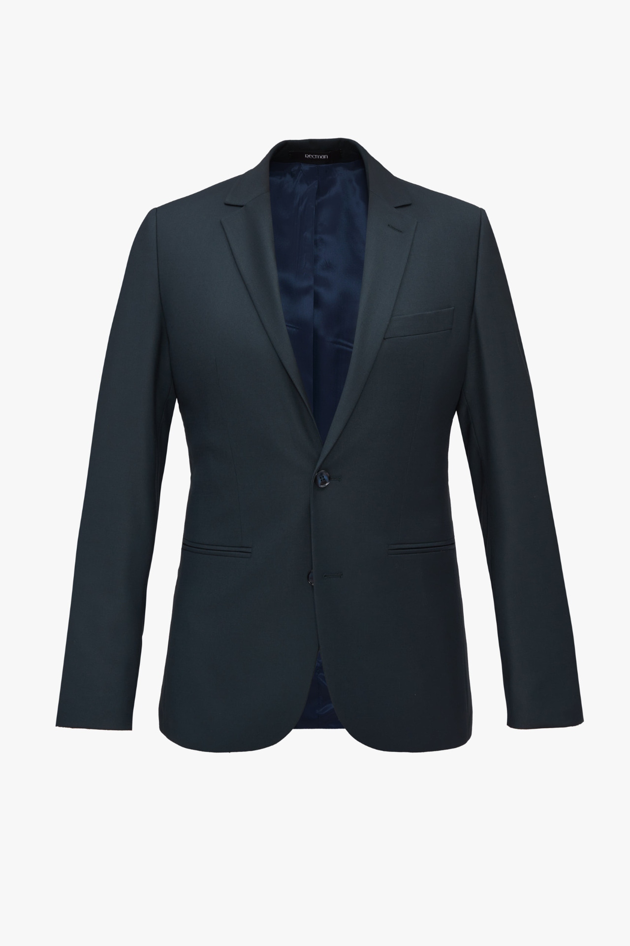 Marynarka Calobra Zielona Slim Fit Jednorzędowa 170 100