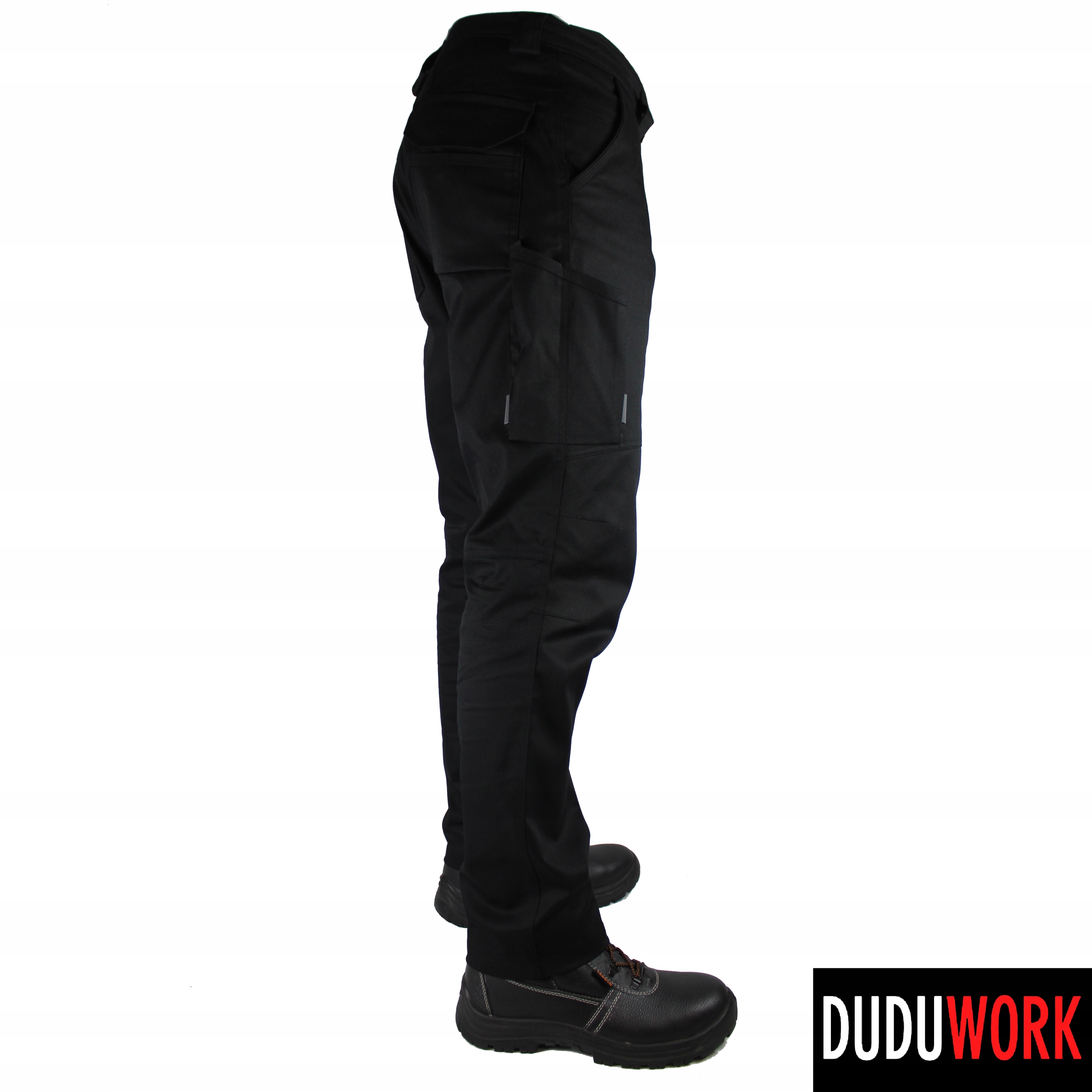 SPODNIE ROBOCZE BHP DuduWork Czarne Elastyczne 46 Kod producenta DuduWork