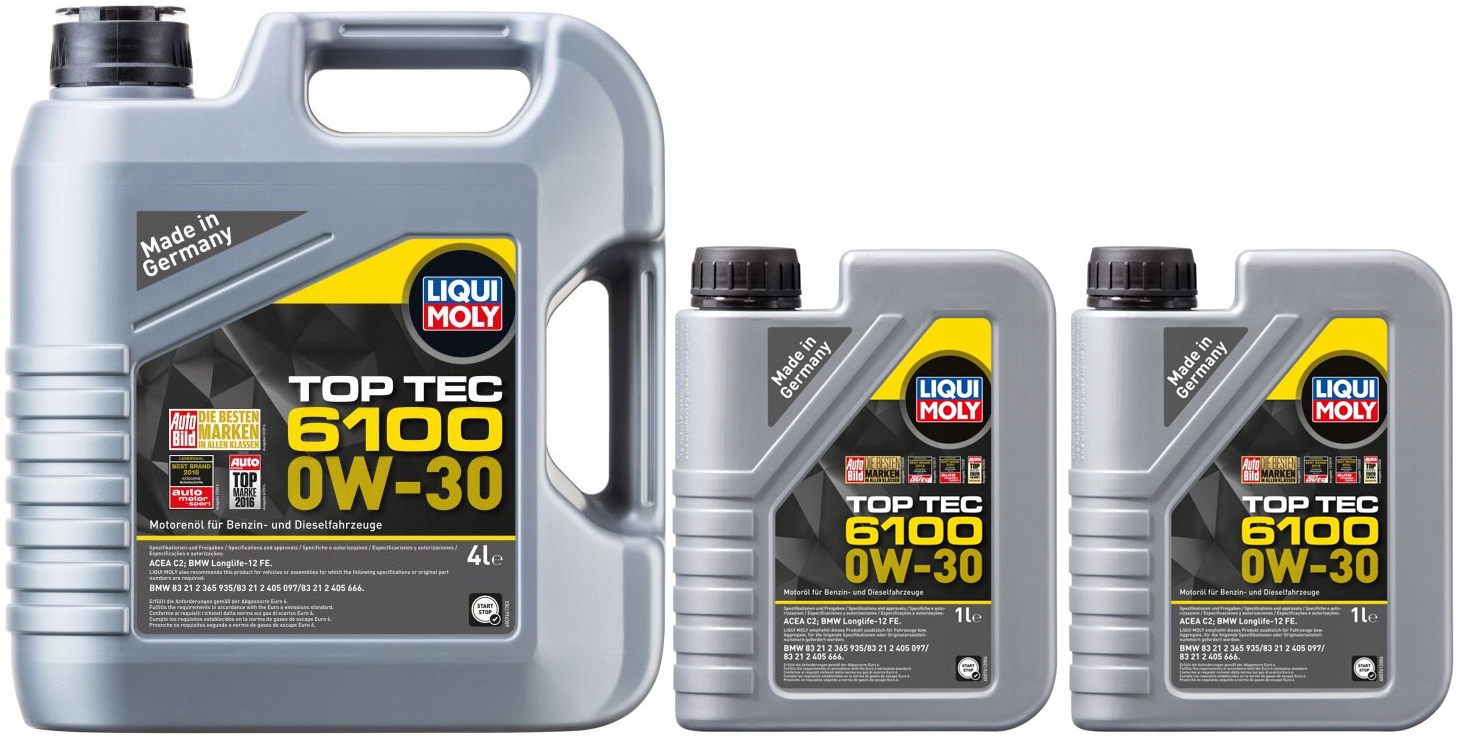 Motorový Olej Liqui Moly Top Tec 6100 0V30 6L