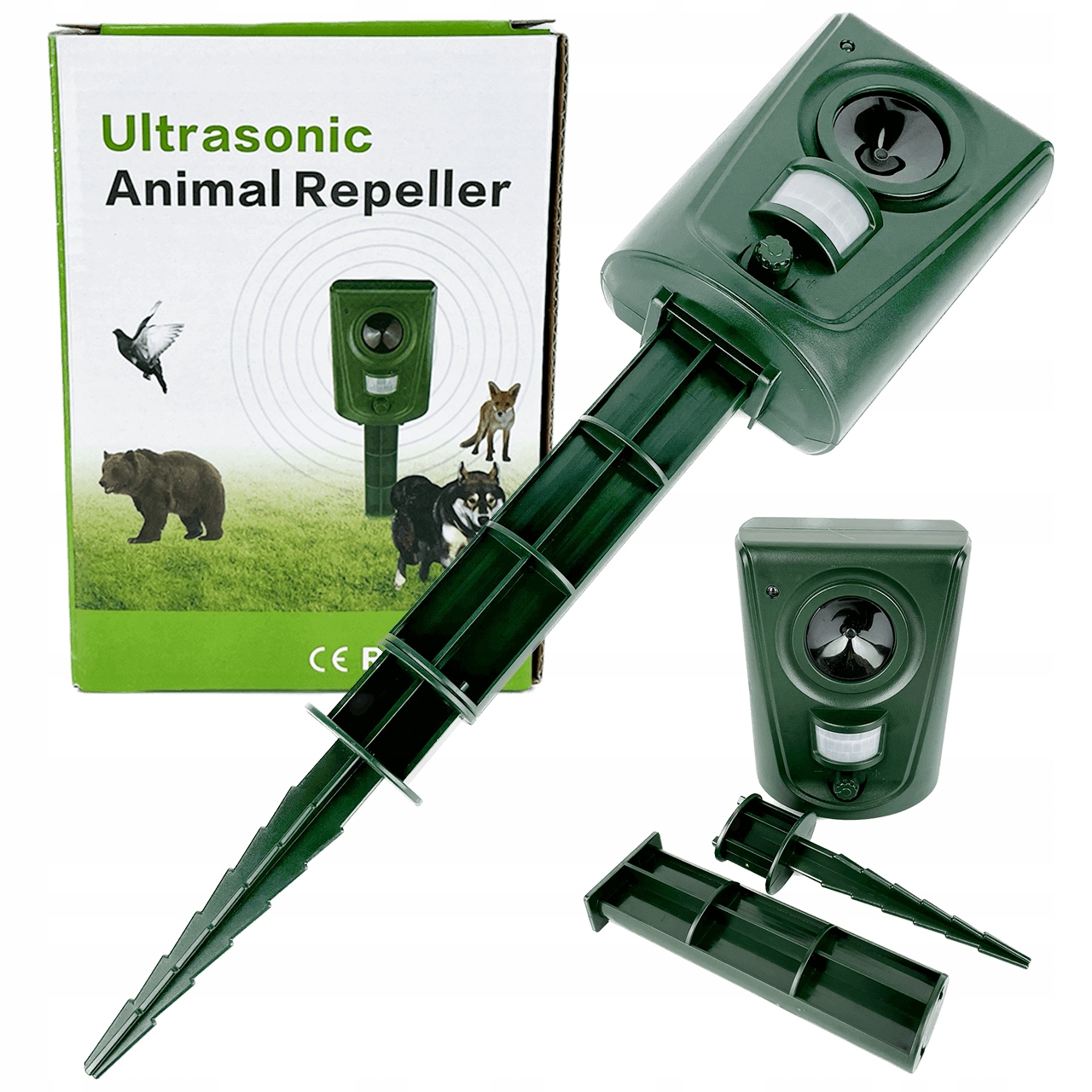 Ultradźwiękowy Odstraszacz Na Kuny Lisy Psy Koty Ptaki Czyjnik Ruchu OD6A