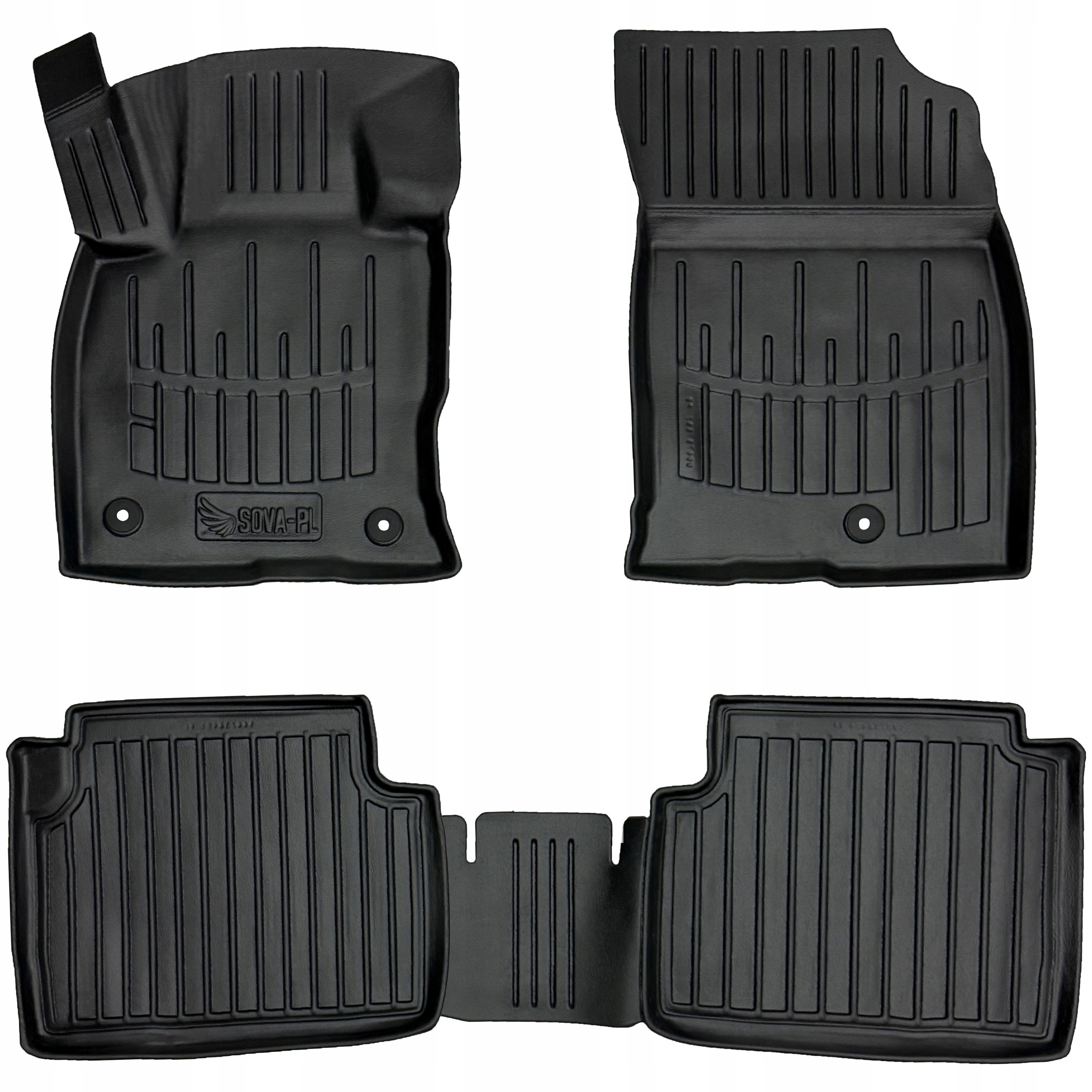Dywaniki gumowe (tpe) Ford Kuga mk3 2019 2020 2021 2022 2023 2024 Plug-in=>
