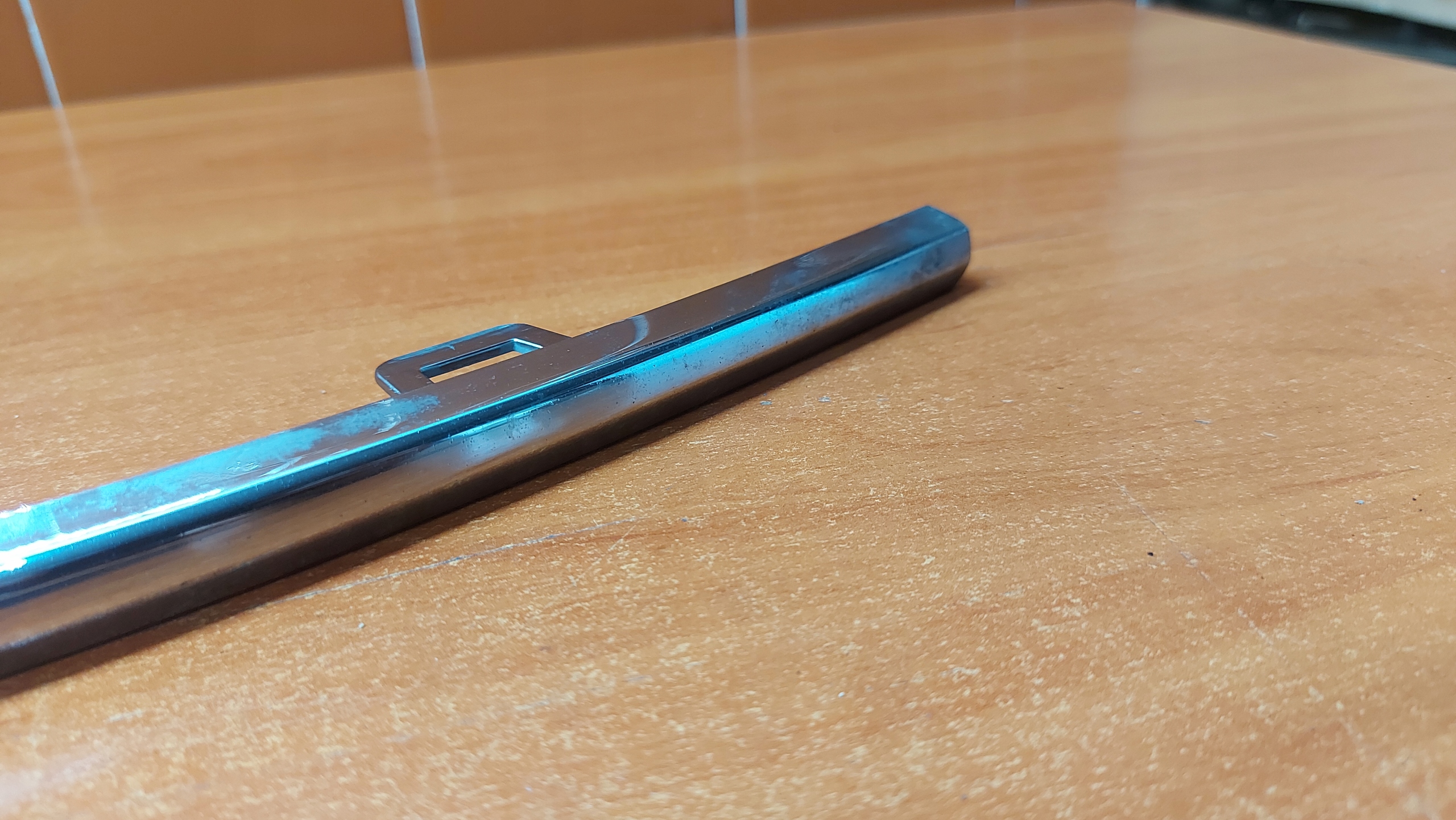 moulding CHROM of a bumper left left front front SKODA SUPERB IV 24