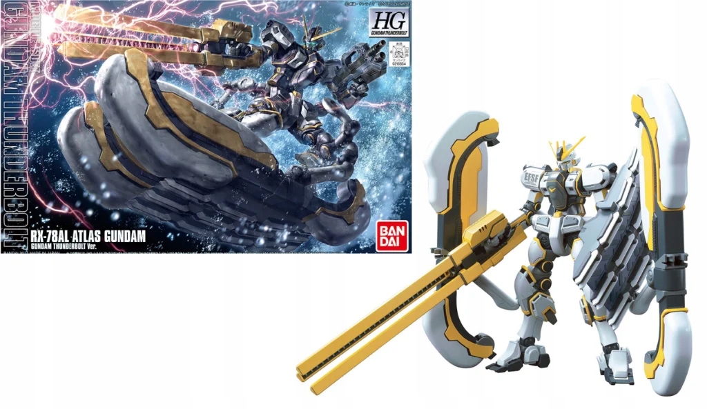 Gundam Model stavebnice Vysoce kvalitní Atlas Thunderbolt 1/144
