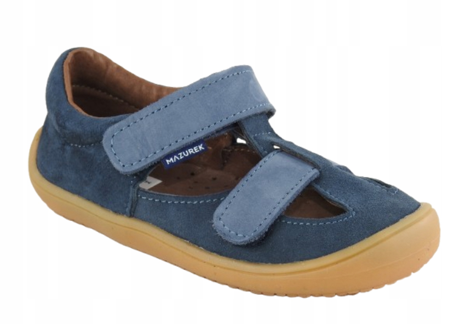 Barefoot Sandałki Mazurek 1372 Navy Jeans r.27