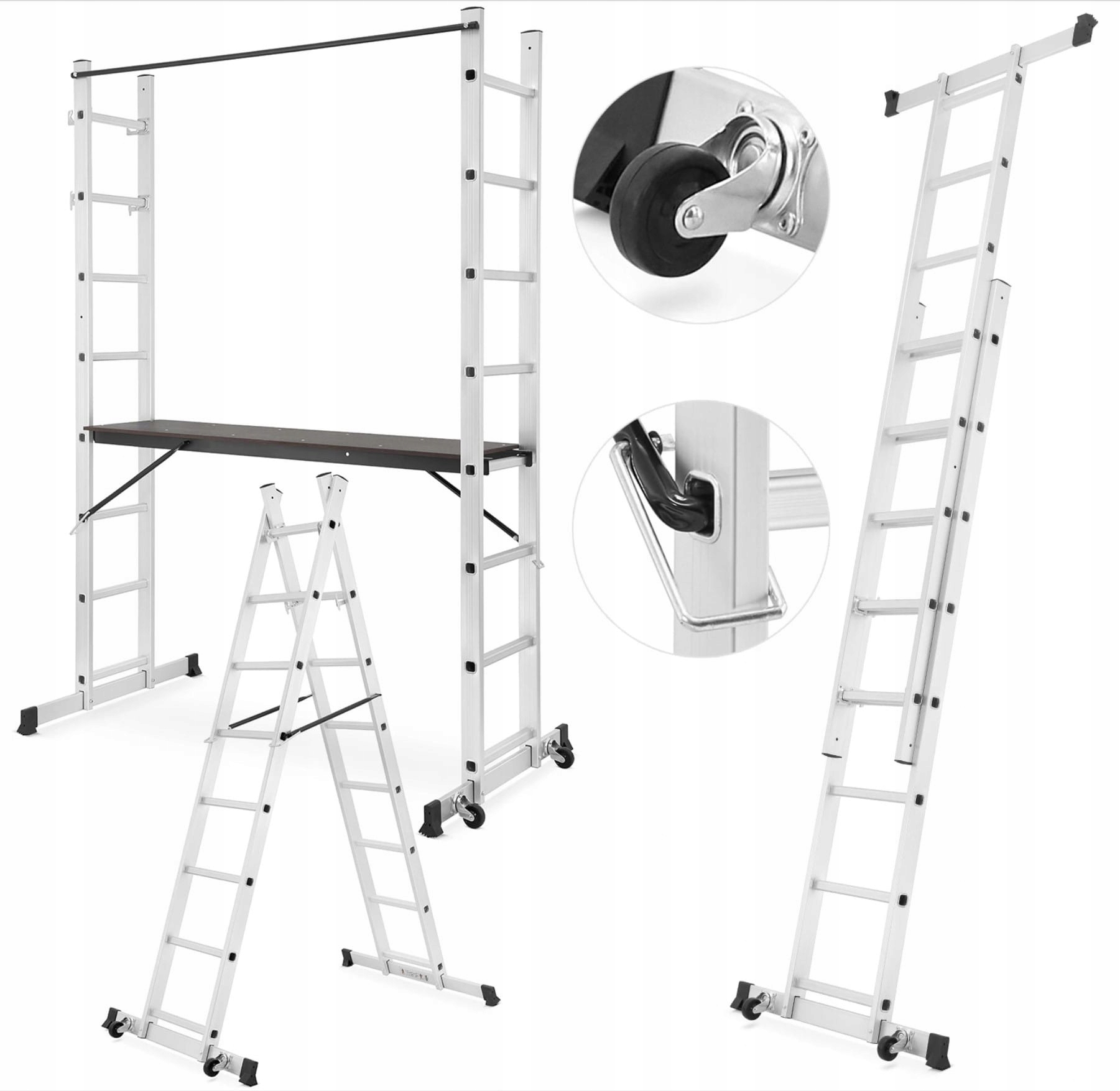 Skládací hliníková pracovní Plošina Higher 2x8 Mini hliníkové lešení