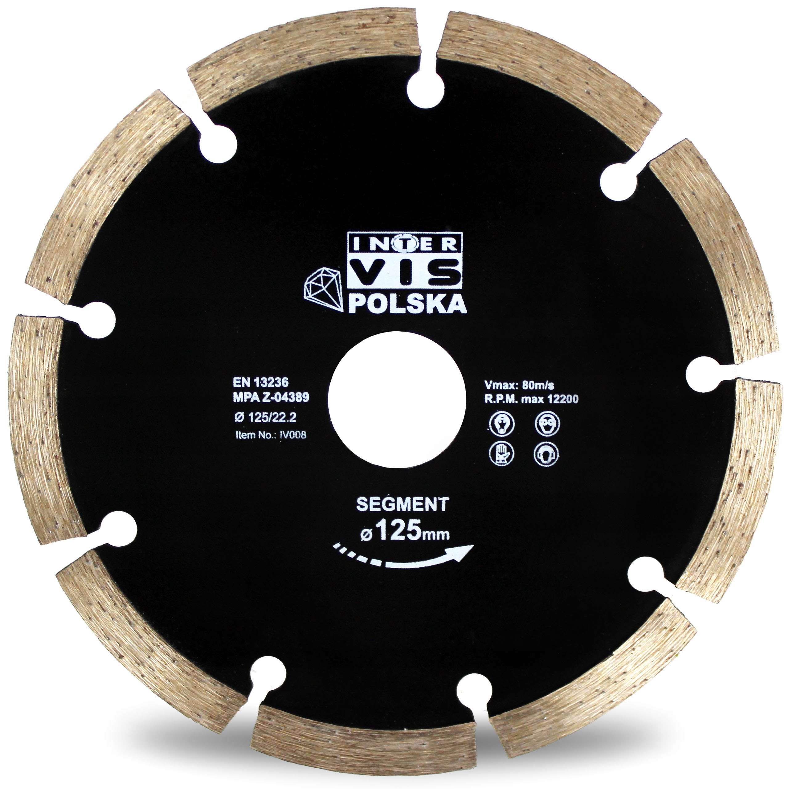 

Tarcza Do Betonu Diamentowa Intervis 125 Segment