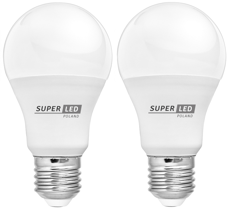 

Zestaw 2x Żarówka Led E27 15W 1425lm SuperLED 2pak