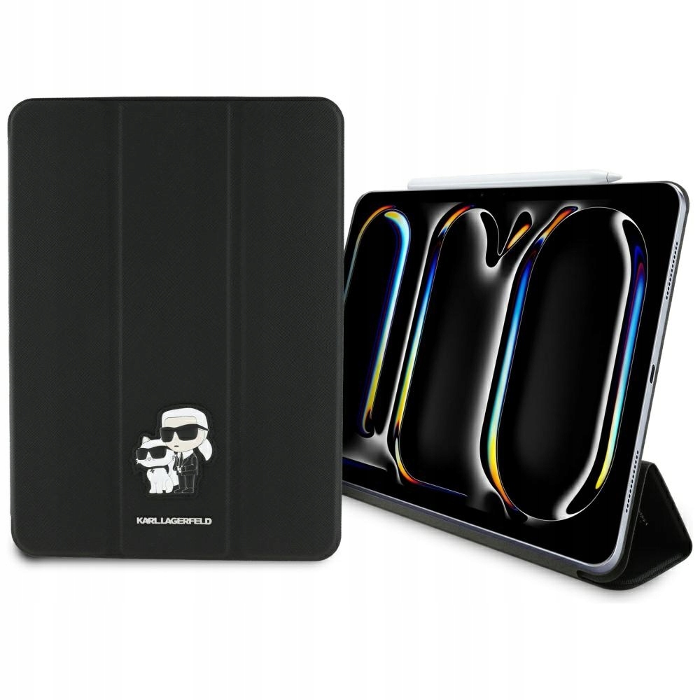 Etui Karl Lagerfeld Saffiano Magnetic Karl Choupette na iPad Pro 11" 2024