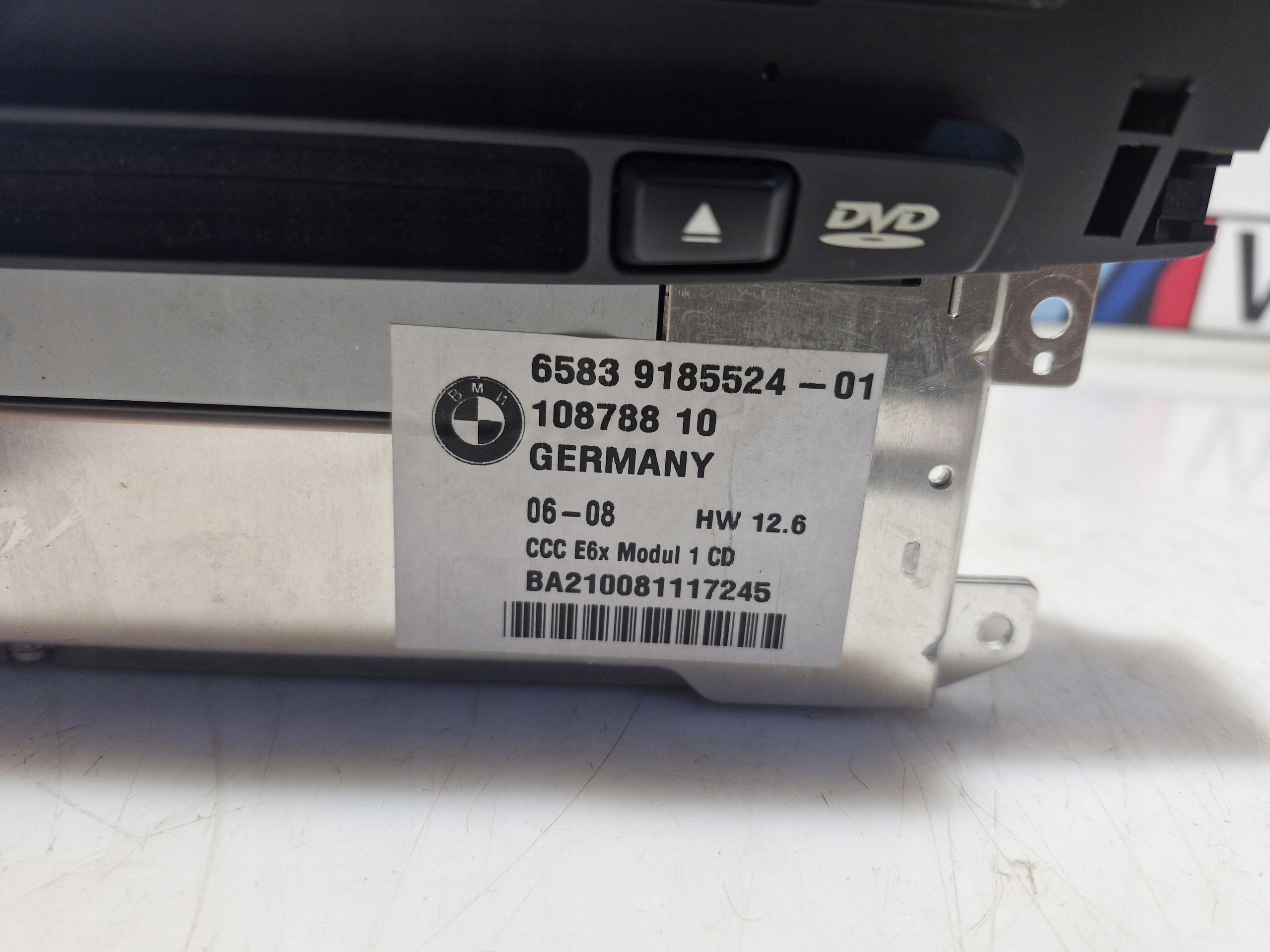 9185524 BMW E60 E61 player RADIO navigation CCC CD original
