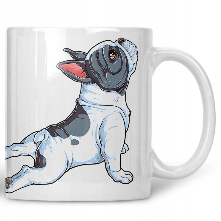 

Kubek Pies buldog francuski joga