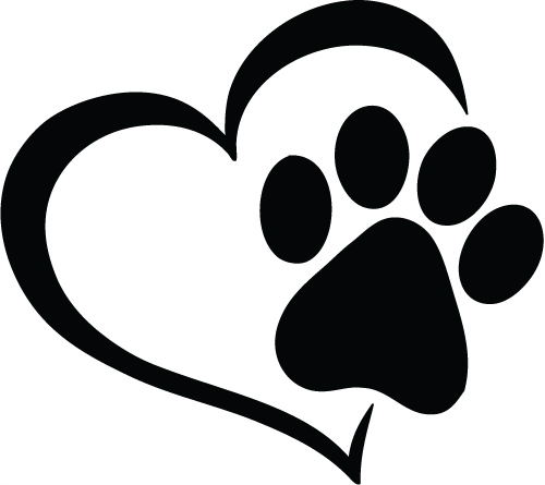 

Naklejka na auto Pies Serce Łapka 11.2 cm wz. 32