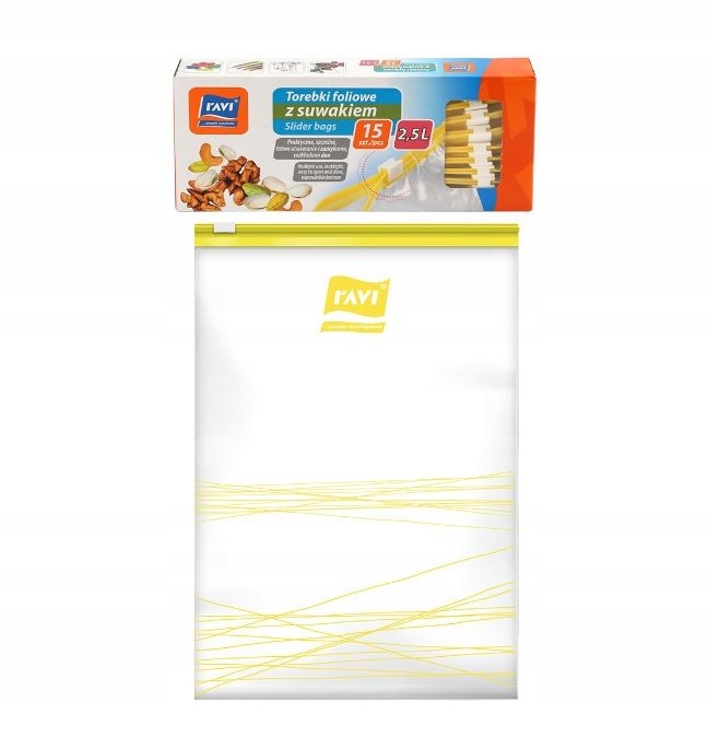 

Ravi Torebki woreczki foliowe z suwakiem 2,5 L