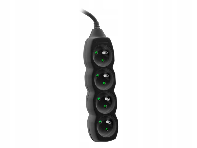 

Przedłużacz Tracer Powercord 3,0M 4 Gniazda, Black