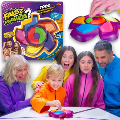 Gra elektroniczna rodzinna Czy To Fałsz Czy To Prawda dla szybkich bystrych