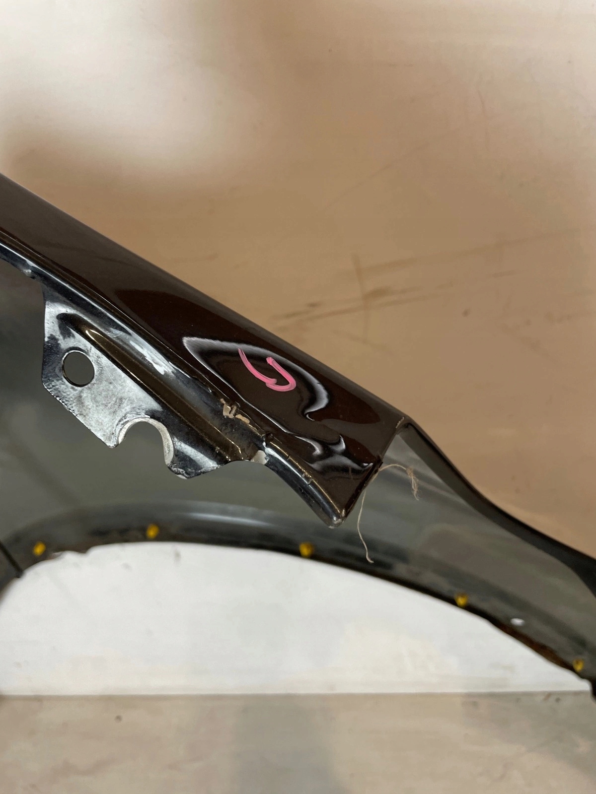 fender front front left Opel Mokka A black