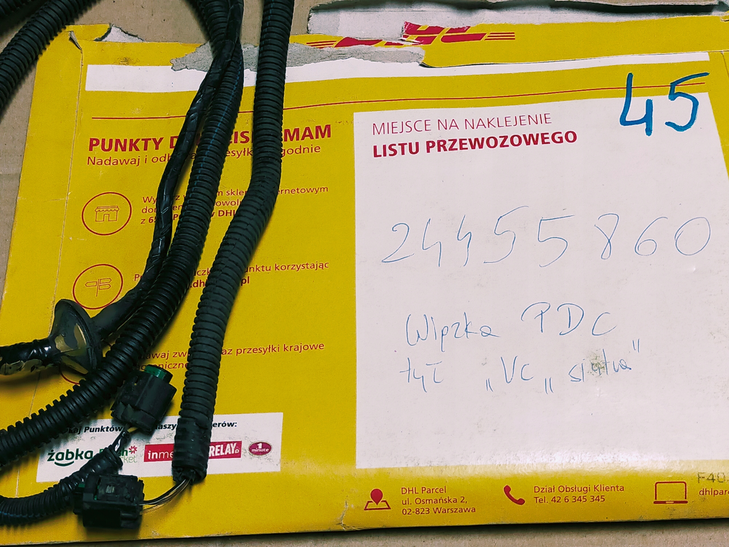 CABLAGGIO PARAURTI POSTERIORE OPEL VECTRA 24455860
