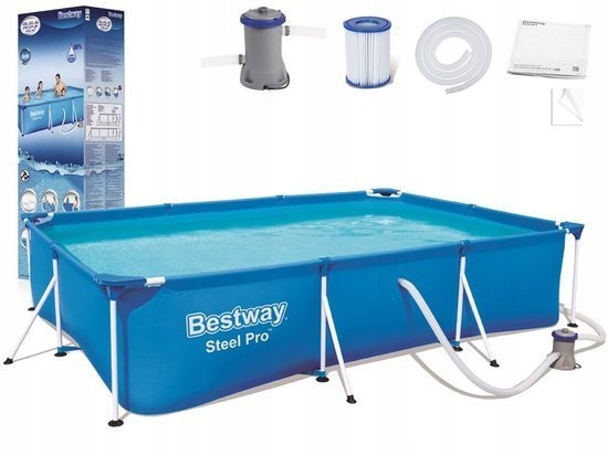 Roštový bazén 300x201x66 cm 8v1 Bestway 56411