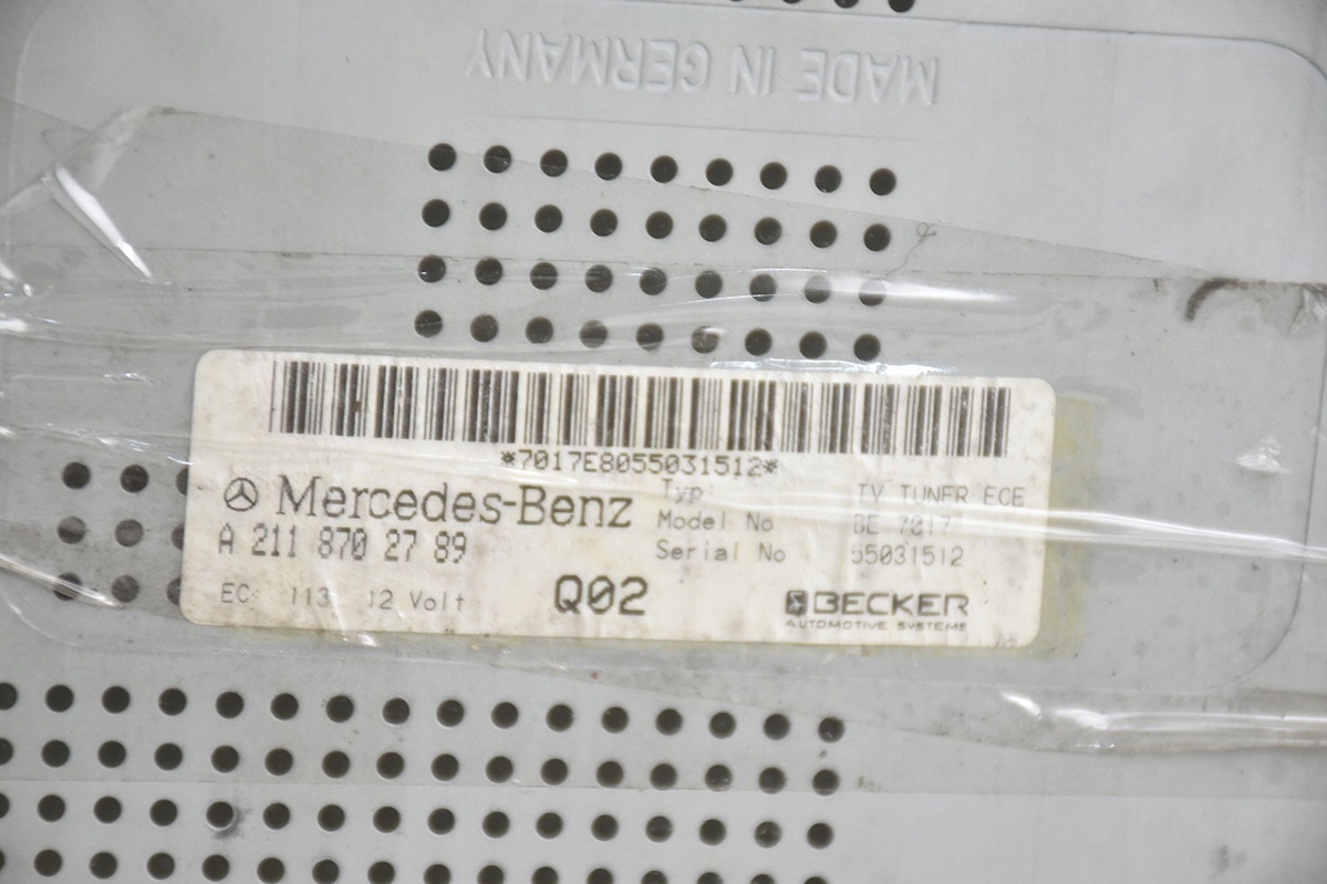 module navigation devices * MAP MERCEDES BECKER A2118702789 W211 W209