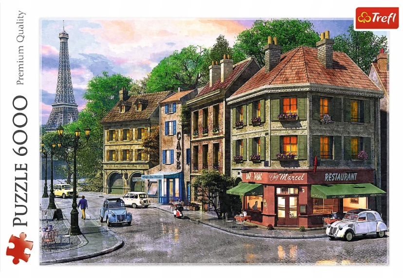 Puzzle Trefl Puzzle 6000 szt. 6000 EL. Uliczka Paryża Wydawca Trefl