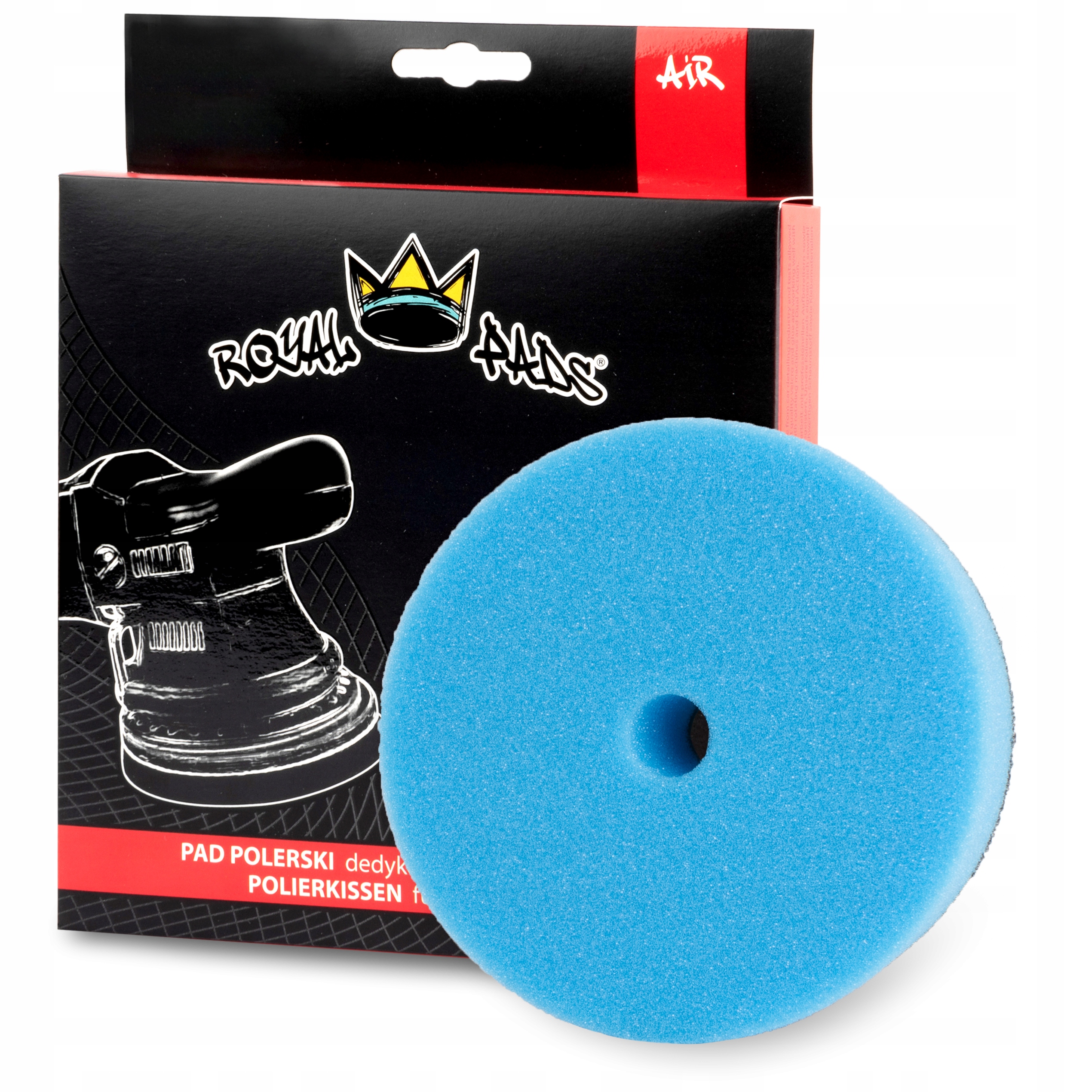 Royal Pads Air Heavy Cut Pad 80/93mm Bardzo Twarda Gąbka Polerska Da