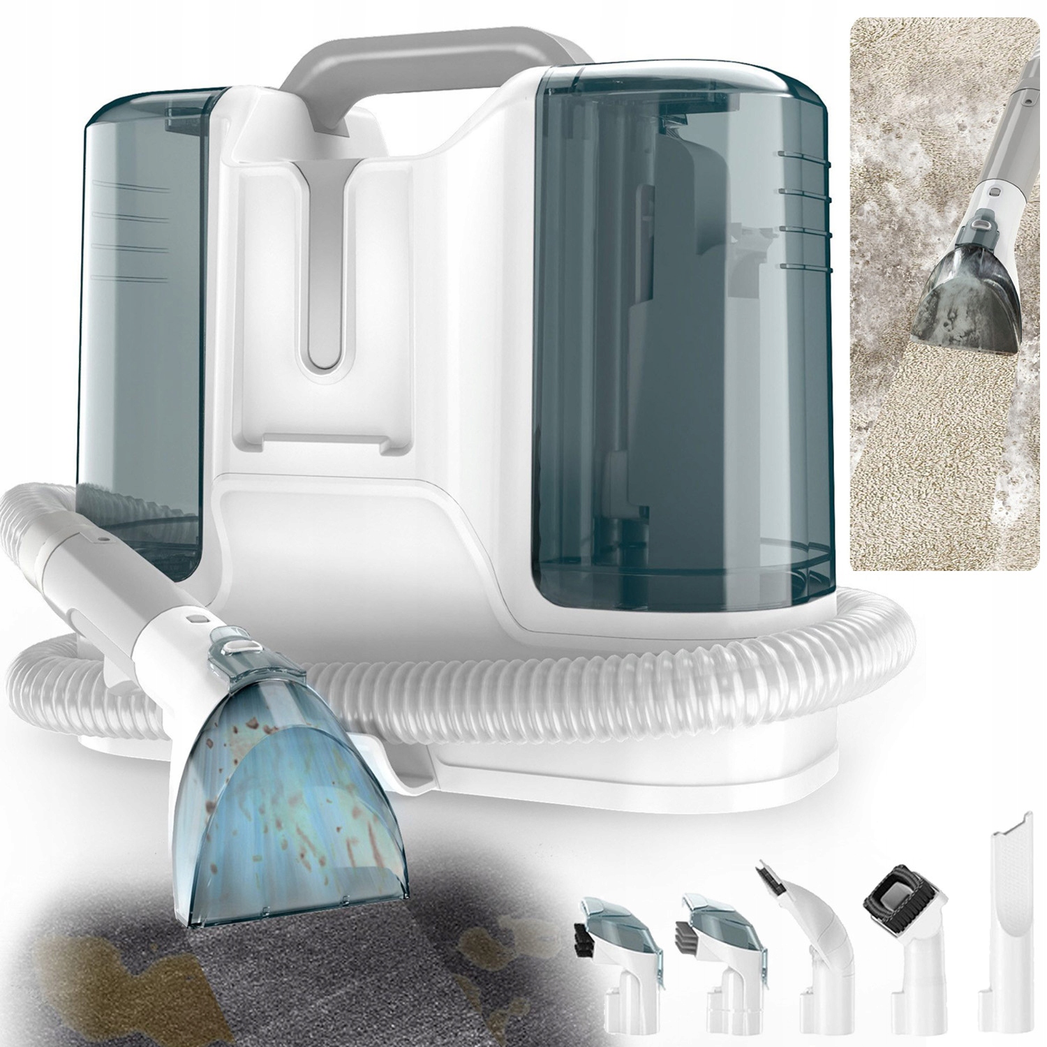 Vysavač Na Koberce Sofa Dvojitý Zásobník Na Vodu Čistící Stroj