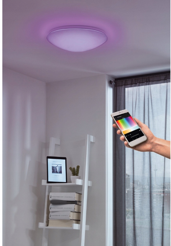 PLAFON LAMPA LED RGB APLIKACJA BLUETOOTH EGLO GIRON 32589 30CM PREMIUM BIEL EAN (GTIN) 9002759325893