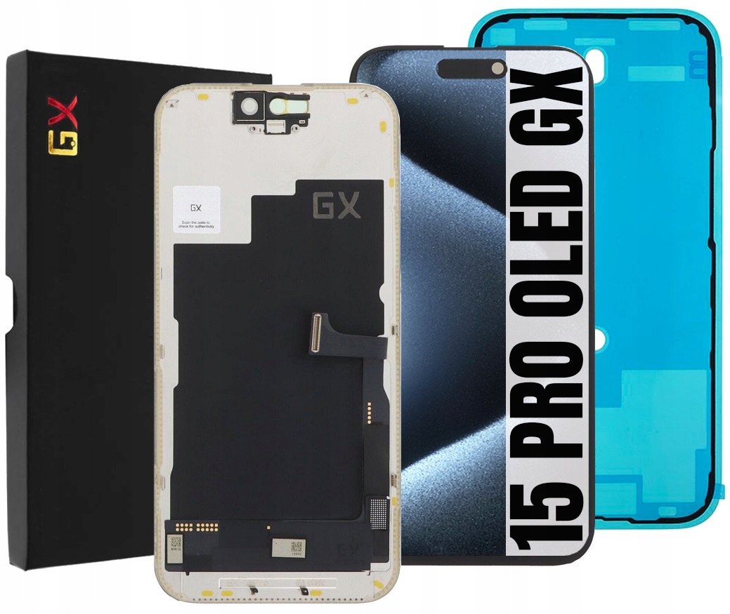 Displej Pro Iphone 15 Pro Oled Gx IC Displej Těsnění