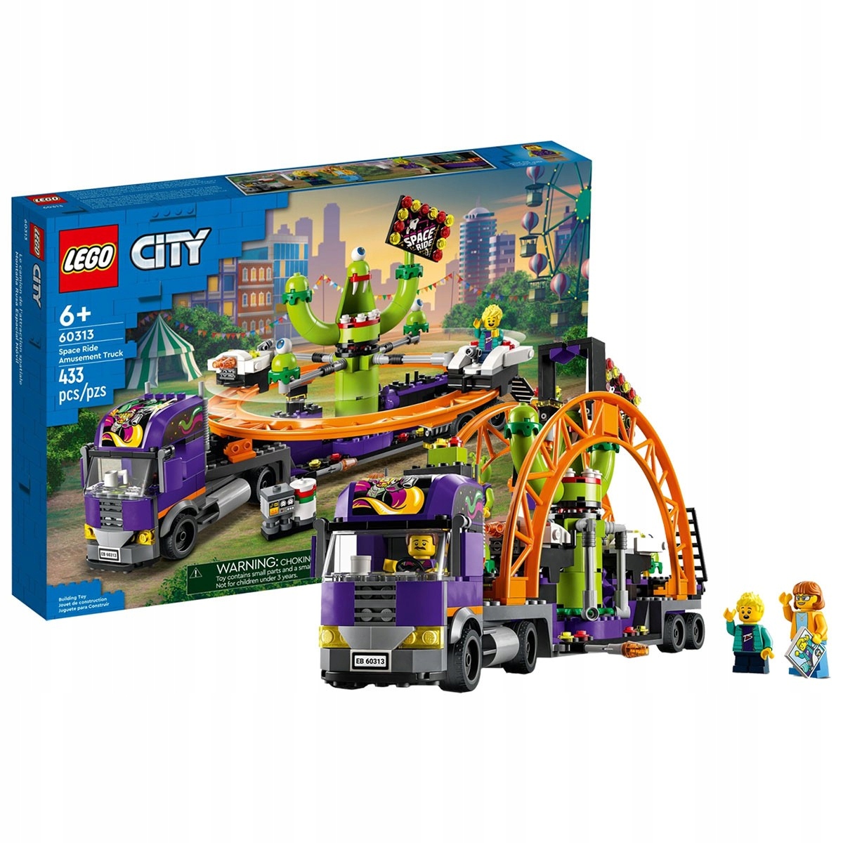 

Lego City 60313 Ciężarówka z karuzelą Klocki