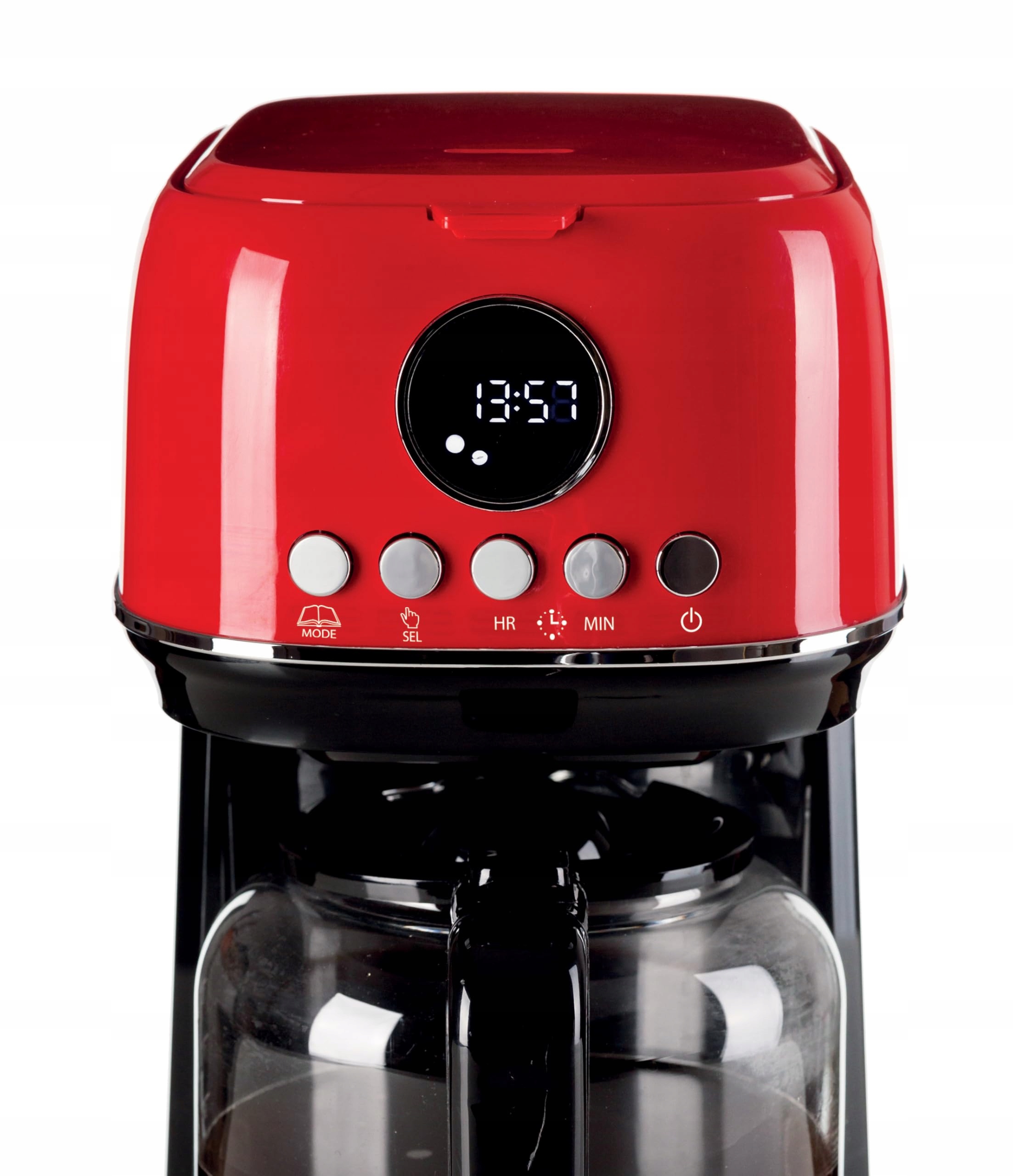 ARIETE Ekspres Do Kawy Z Młynkiem Czerwony 1318 Maxi Cappuccino — miniatura 5