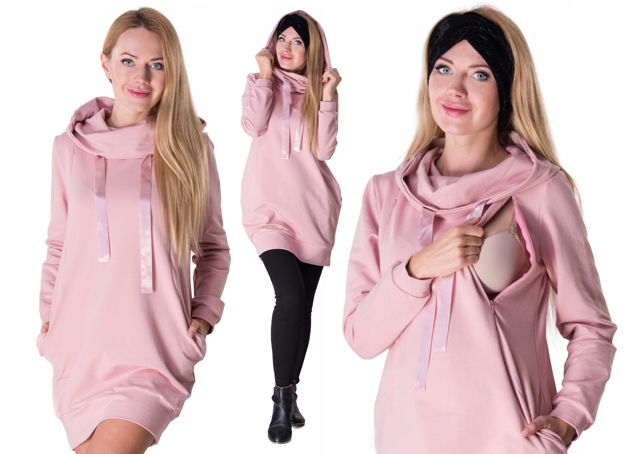 

Bluza Ciążowa Irmina Do Karmienia L/XL róż