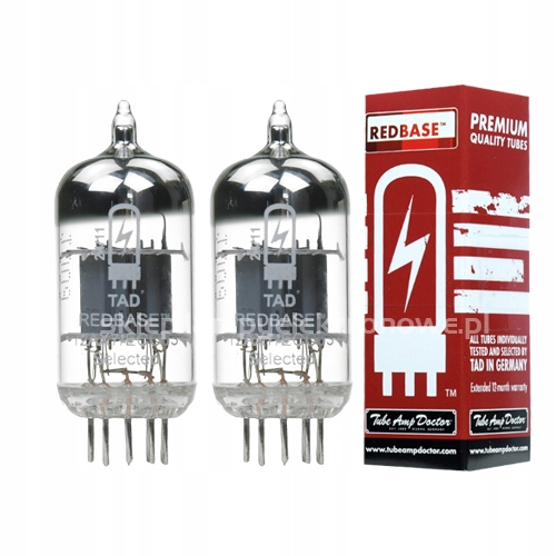 12AX7 ECC83 ECC803 Redbase Premium Selected Tad 2 ks vybraný pár