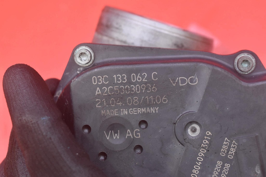 throttle flap 03C133062C VW POLO 4 IV 9N 1.4 16V 80 KM LIFT 05-09