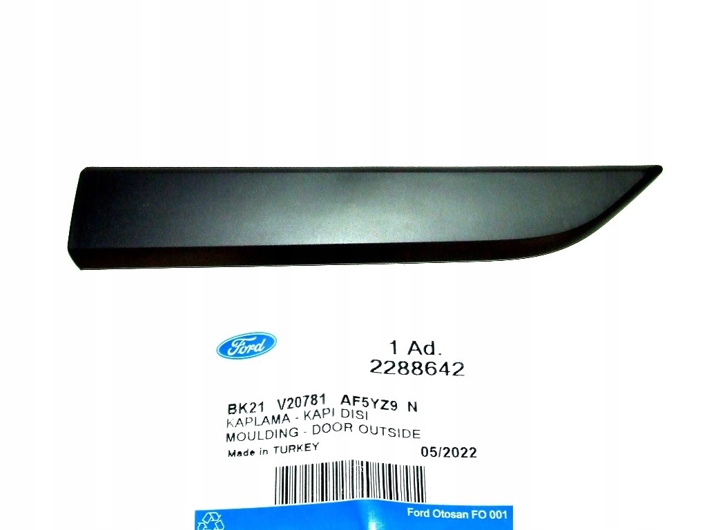 NAKŁADKA LISTWA DRZWI PRZÓD LEWA FORD CUSTOM 2018