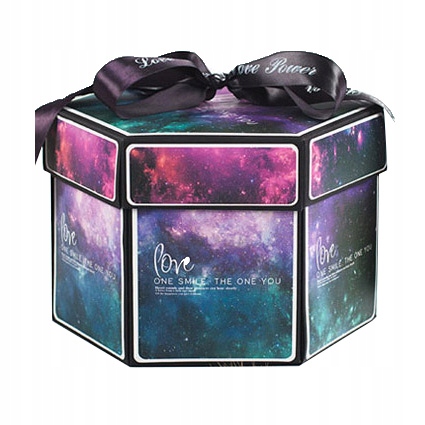 Bílá Tvrdá Krabička Překvapení Samolepky