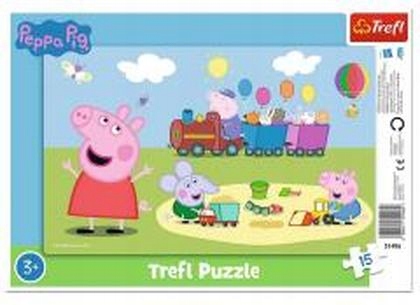 Puzzle 15 Wesoły pociąg TREFL /Trefl
