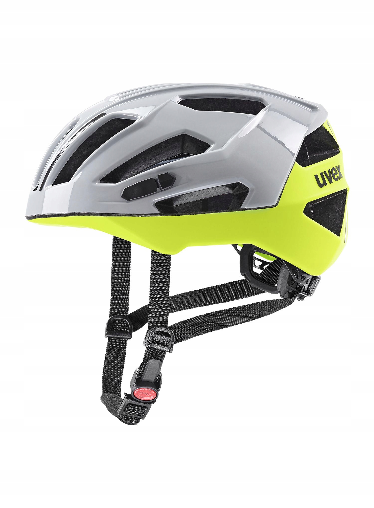 Cyklistická přilba Uvex Gravel X rhino/neon žlutá 52-57 cm