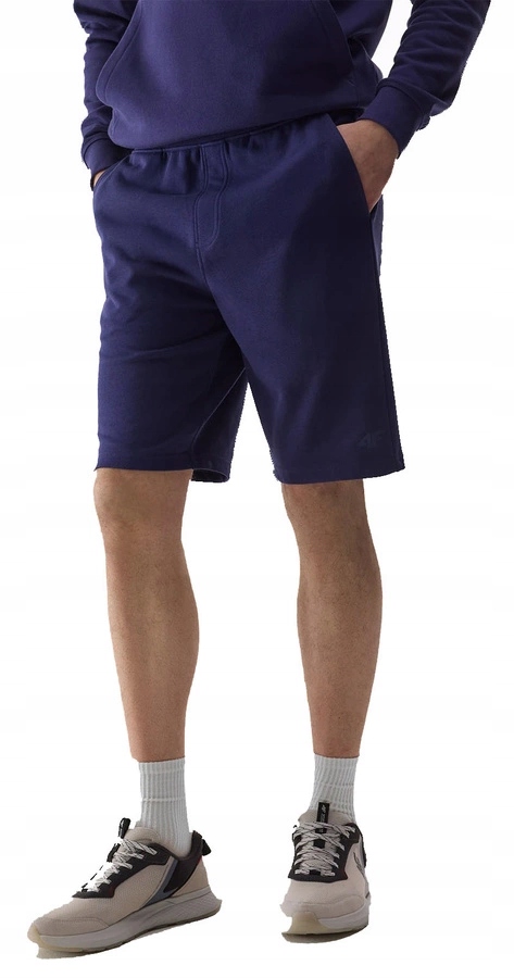 KRÓTKIE SPODENKI 4F MĘSKIE BAWEŁNIANE SPORTOWE LATO SHOM284 r. L Rozmiar L