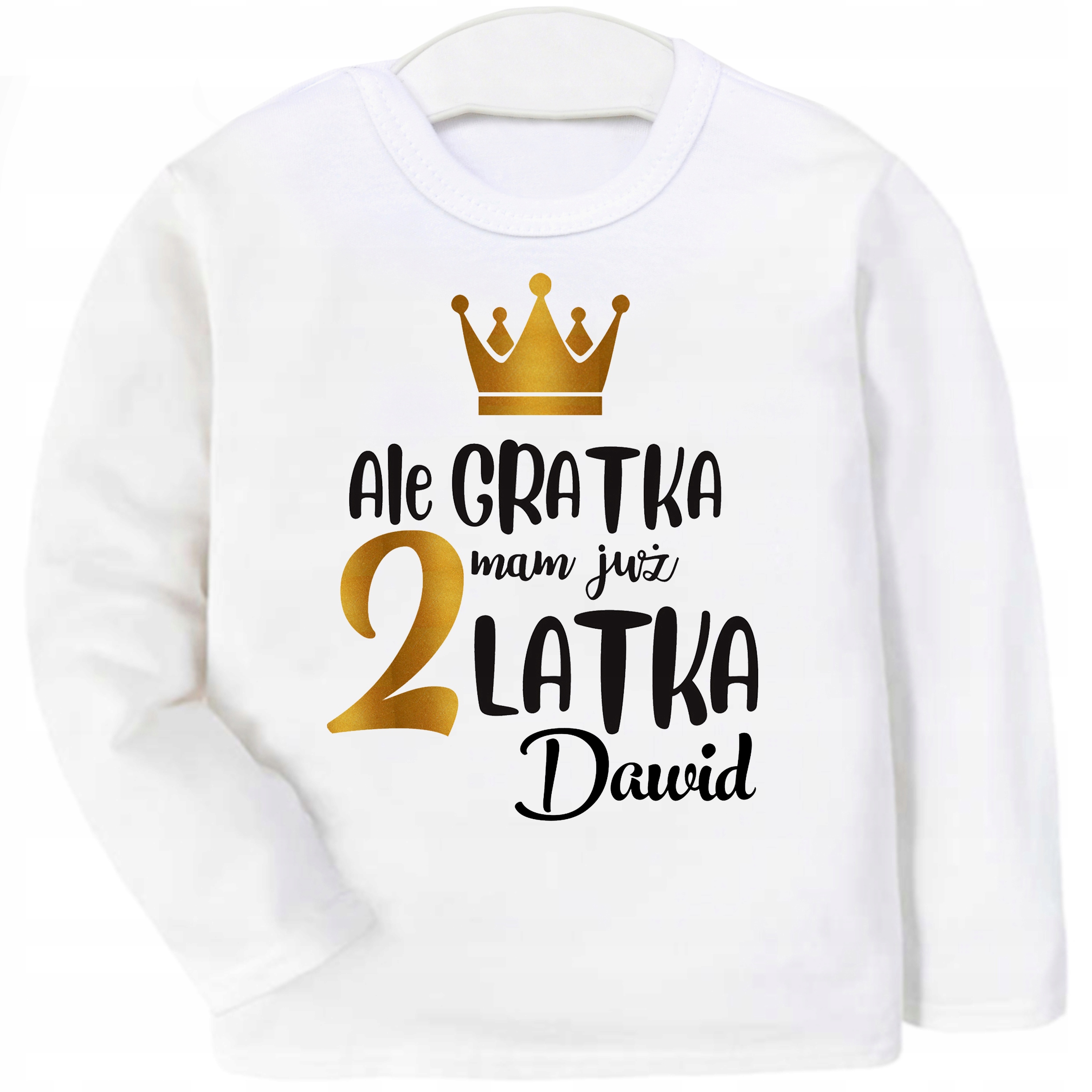 

Bluzka koszulka Ale gratka mam 2 latka Imię r 110